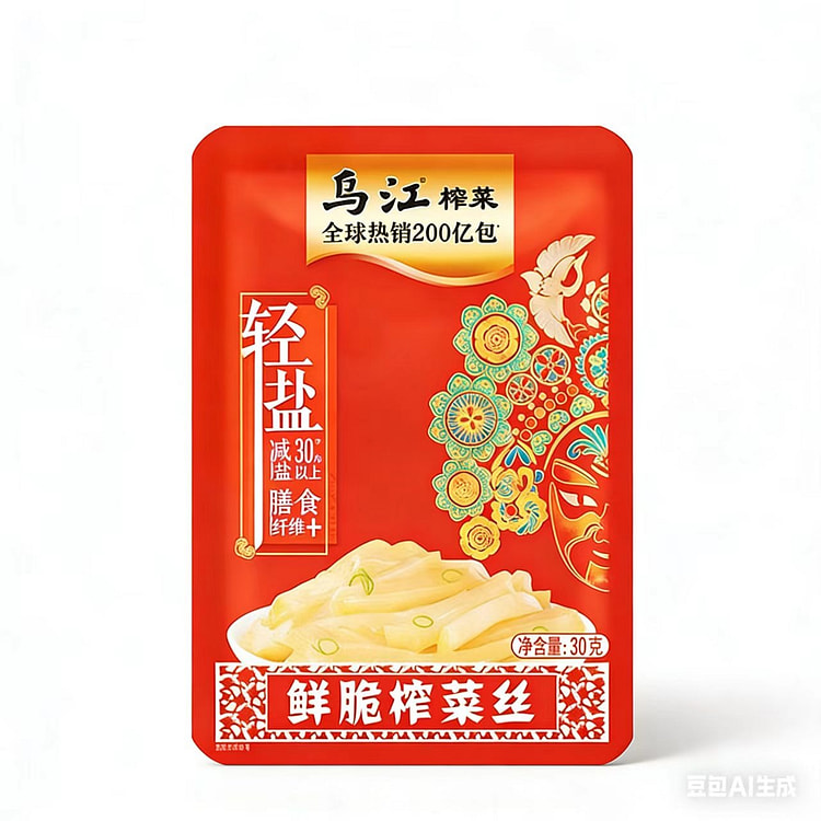 乌江清淡榨菜丝30g*5 5 包