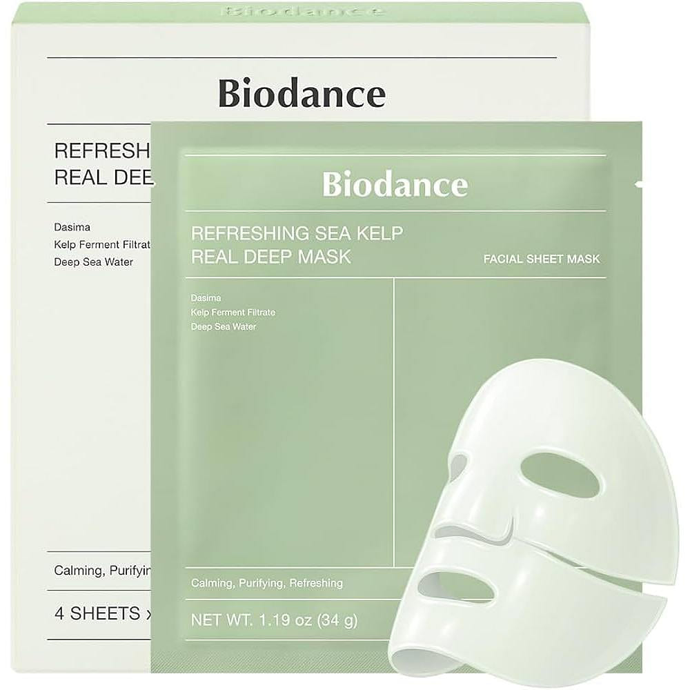 BIODANCE Refreshing Sea Kelp Deep Mask 4 Sheets 1 each