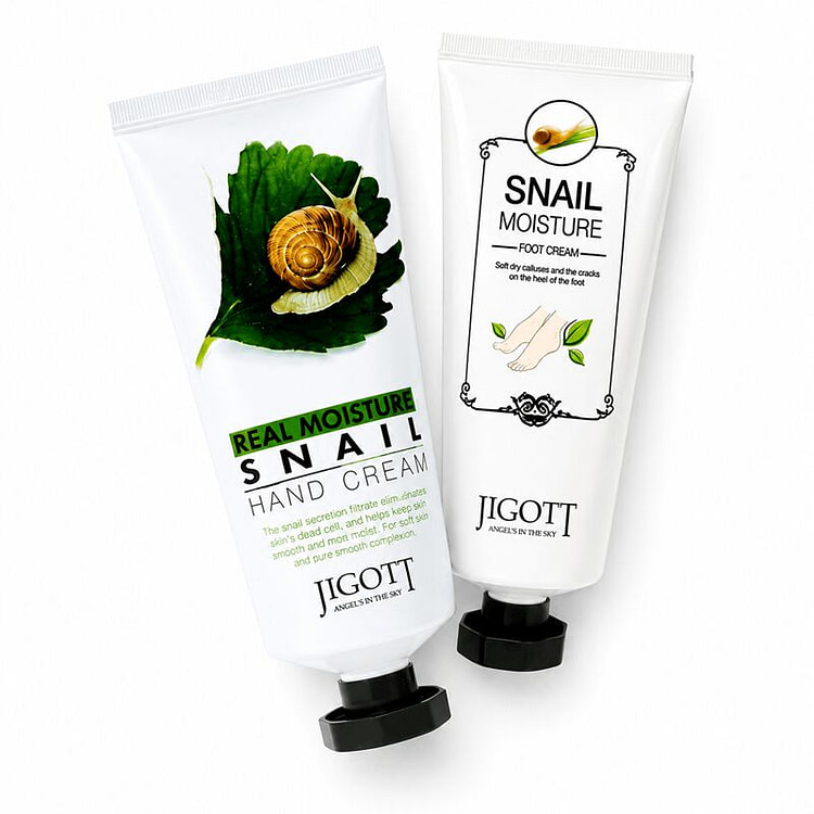 Jigott Real Moisture Hand & Foot Cream Set 200ml 200 ml