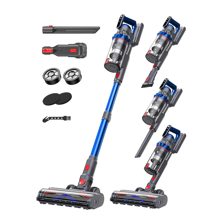 Cordless Vacuum Cleaner, 75Mins/55KPa/650W 4 lb