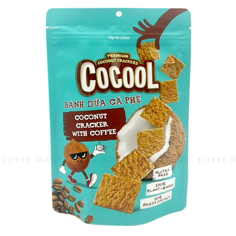 COCOOL 椰子饼干配咖啡