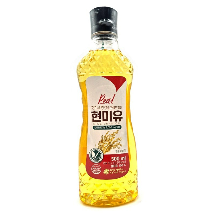 Real 100% Pure Rice Bran Oil (500ml) 16.9 fl.oz