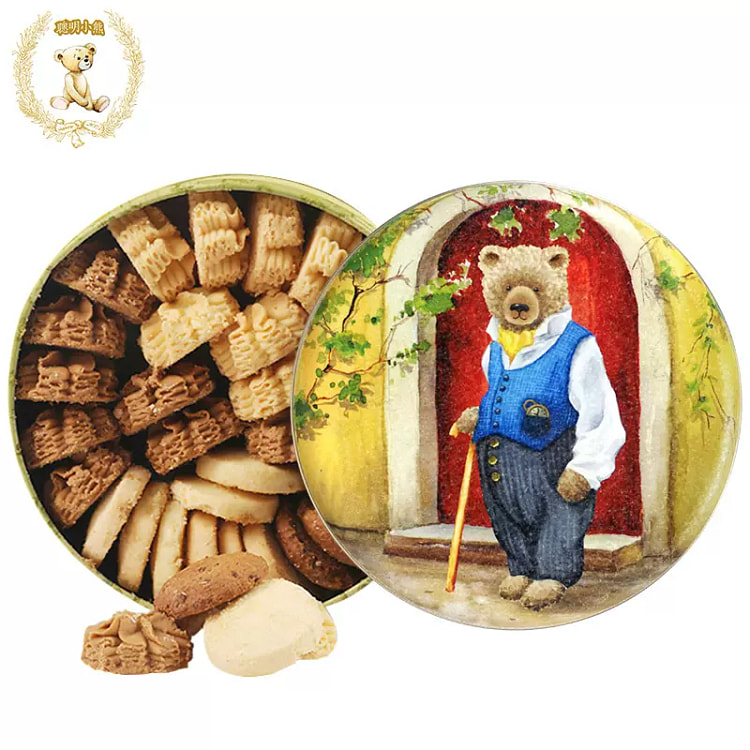 香港Jenny Bakery聪明小熊四味奶油曲奇大
