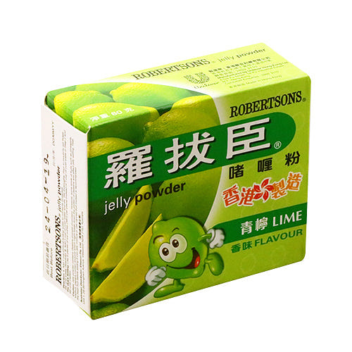 ROBERTSON Jelly Powder Lime Flv 80g 1 each
