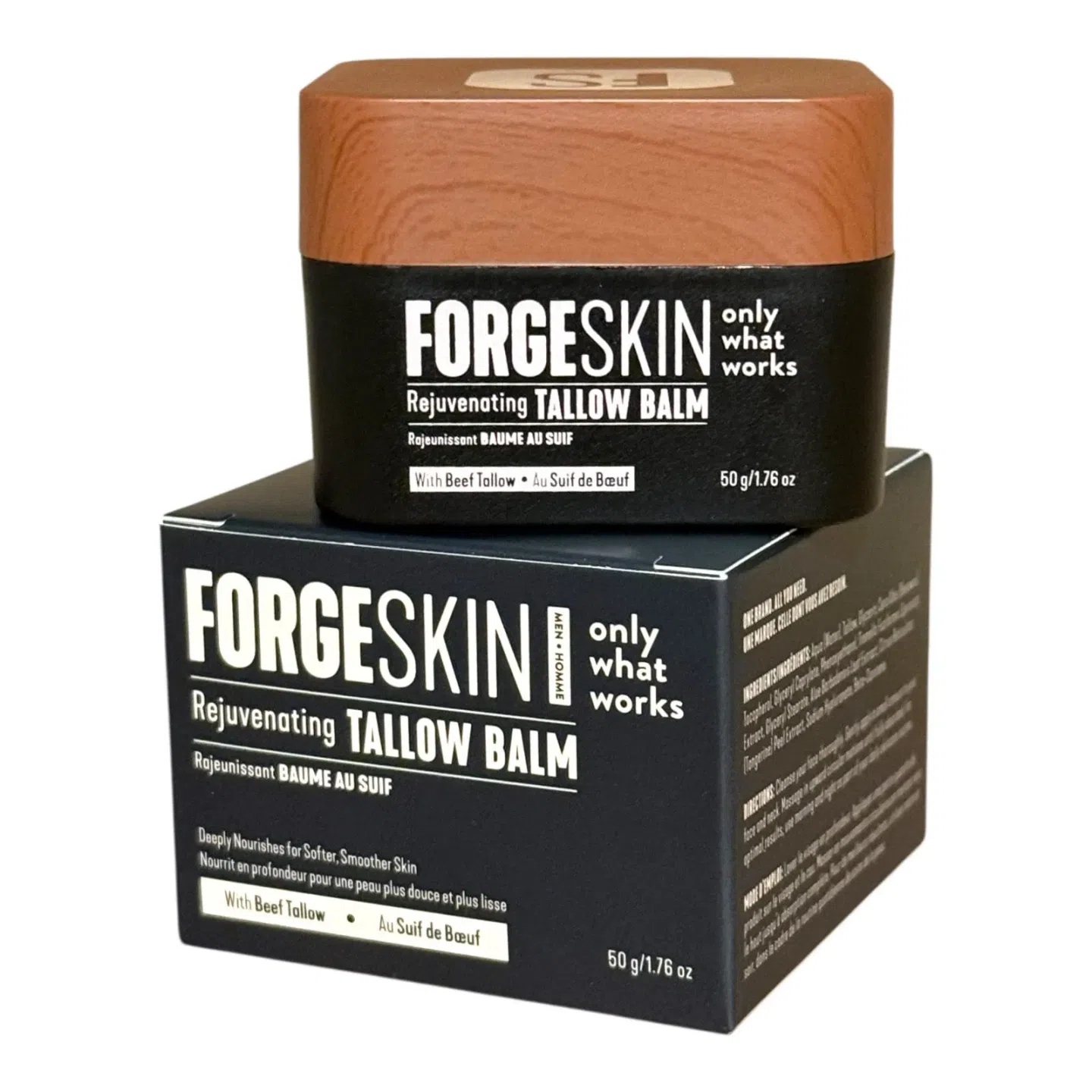 FORGE SKIN Men Face Tallow Balm 50g Beef Tallow H 1 pack
