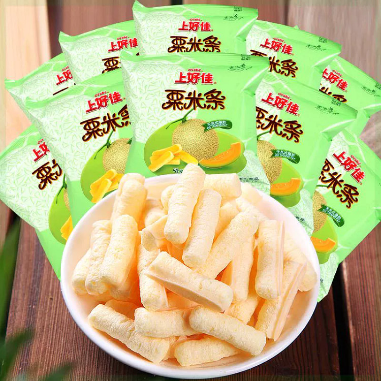 Shanghaojia chestnut rice strips, small snacks, gift pack, casual puffed sn