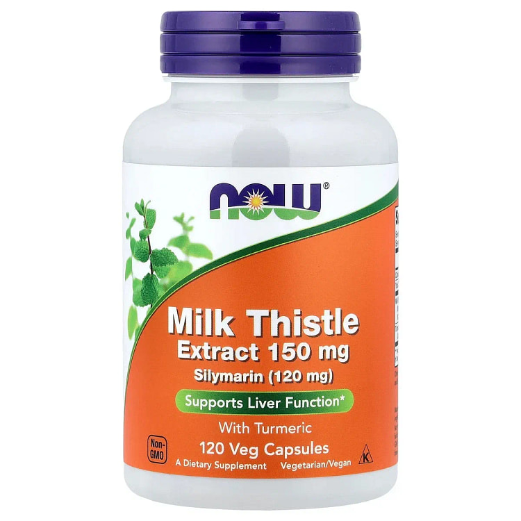 NOW Silymarin Milk Thistle 120 Veg Caps 1 gói