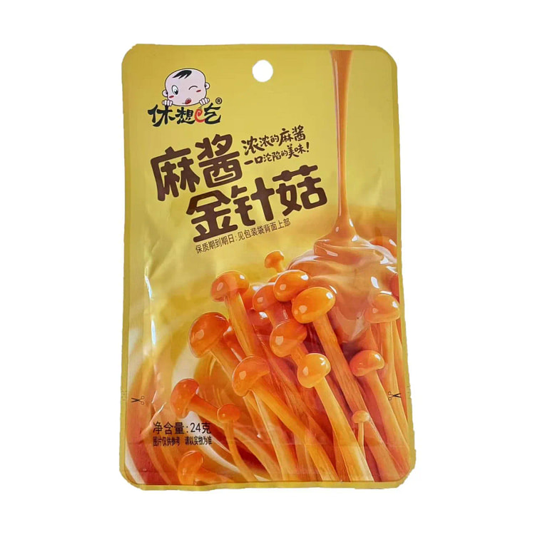 Sesame Sauce Enoki Mushroom 24g*5 Bags 120 g
