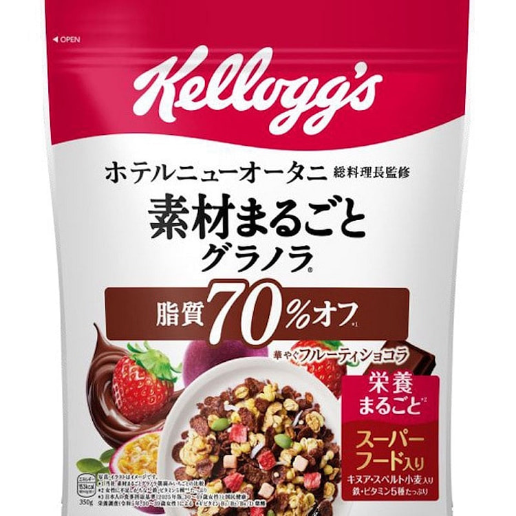 Kellogg's Low Fat Fruity Chocolate Granola 350g 1 each