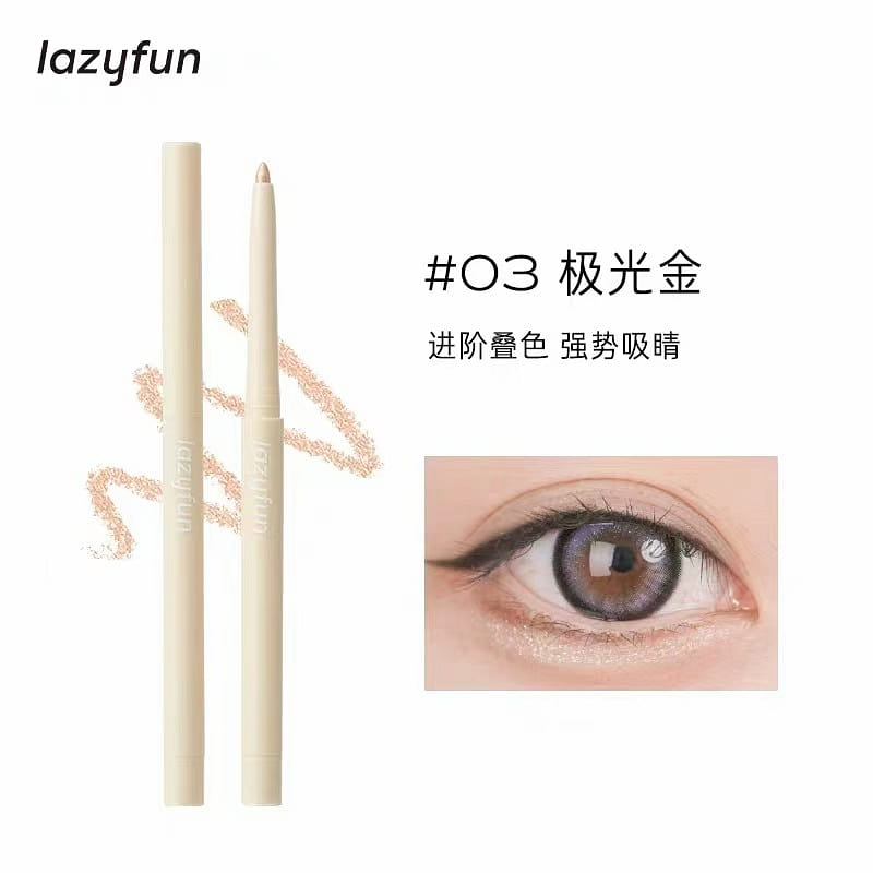 Lazyfun eyeliner gel 03 Aurora Gold 1 count