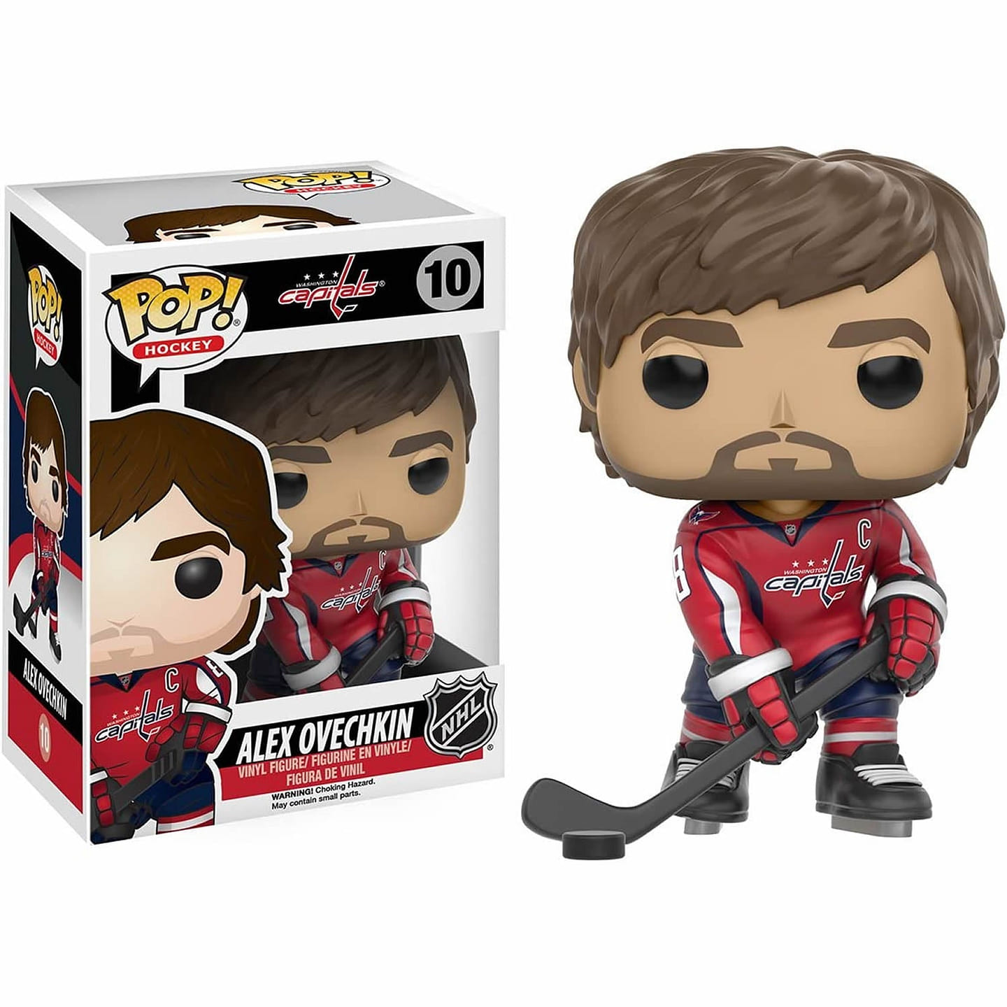 Funko POP! NHL – Alex Ovechkin (Washington Capitals) Pop Figure 1 count