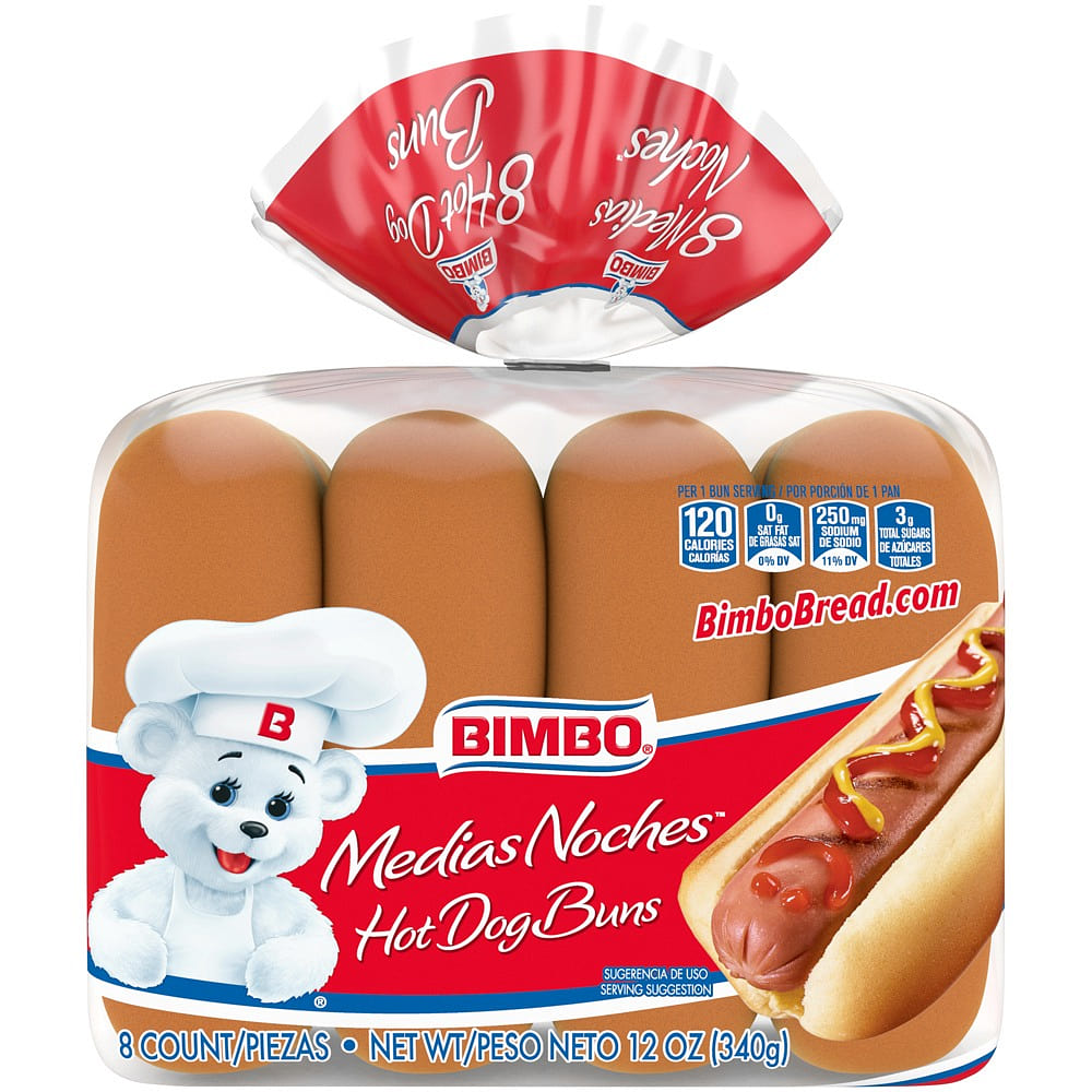Pão para cachorro-quente, BIMBO 14 oz