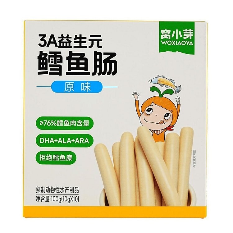 窝小芽3A益生元鳕鱼肠（原味）100g 1 份