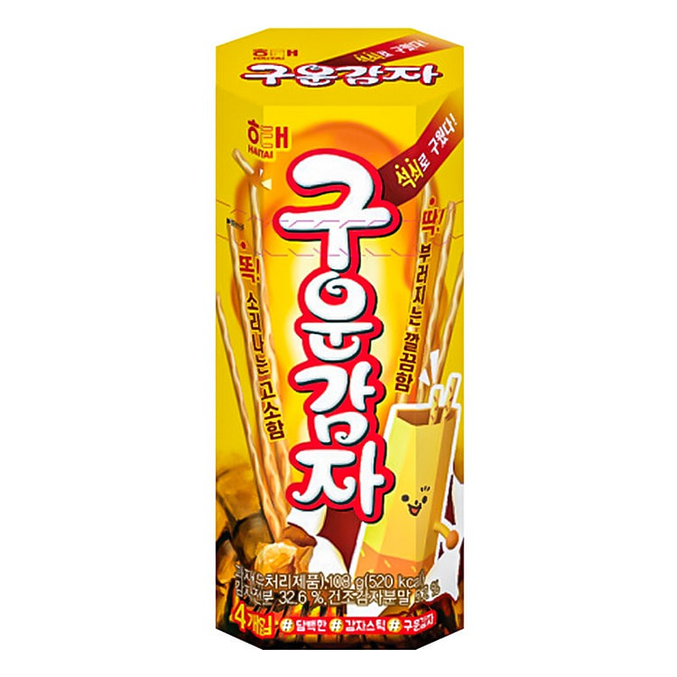 韩国海太碳烤薯棒108g