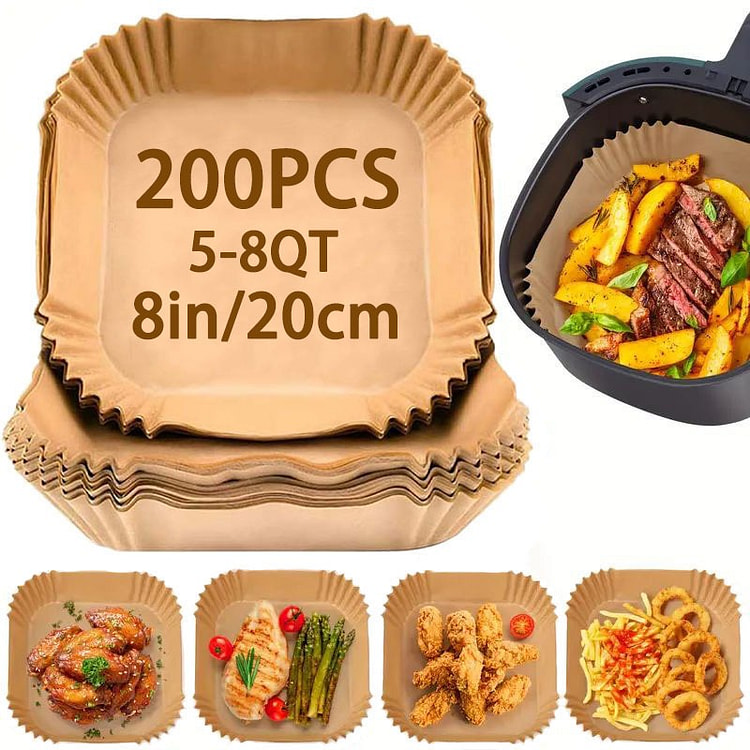 一次性空气炸锅内胆，200片 1 个