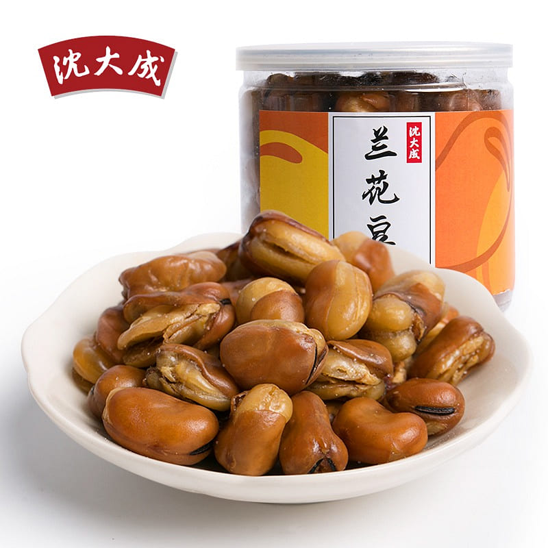 【沈大成 官方店 中华老字号】兰花豆 上海特产 五香豆 炒货蚕豆 美食小吃 配料表干净 168 克