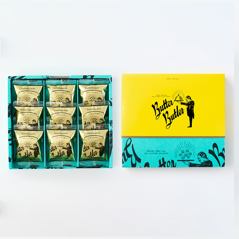 Butter Butler Butter Galette 9 Pieces Gift Box 9 each