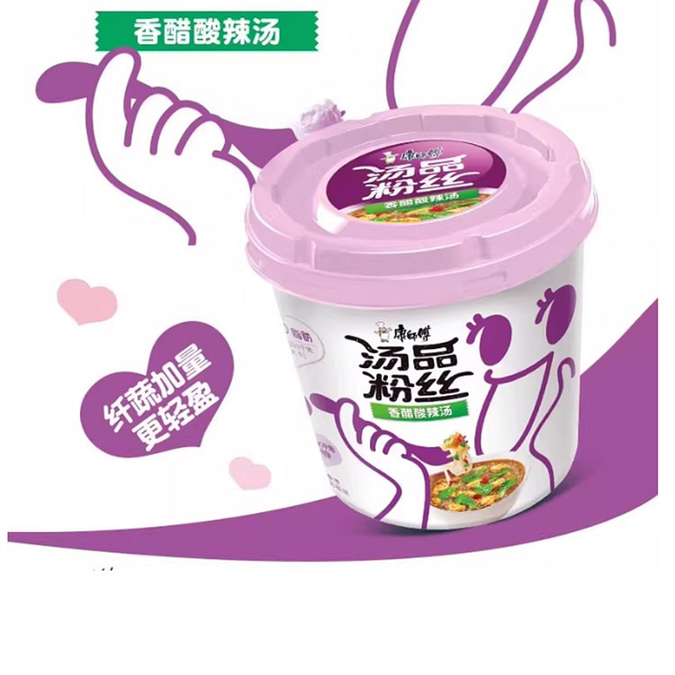 康师傅汤品粉丝香醋酸辣汤48g*3杯 144 克