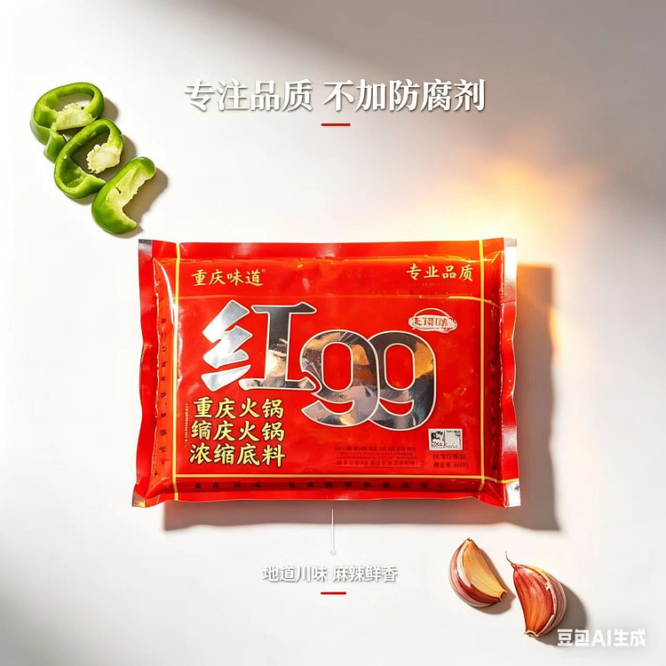 红99红九九火锅底料麻辣鲜香150克1代 150 克