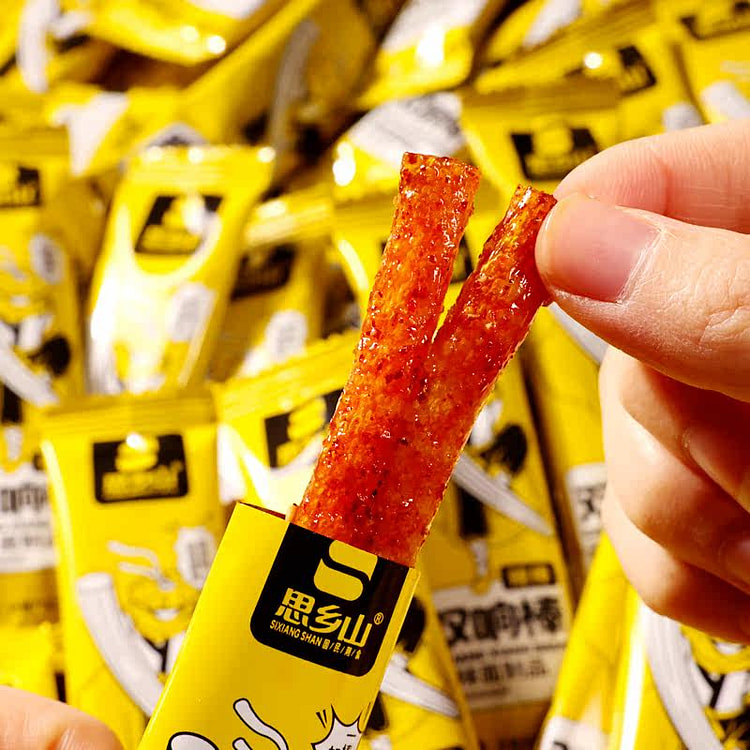 Sixiangshan Double Spicy Gluten Sticks*10 75 g