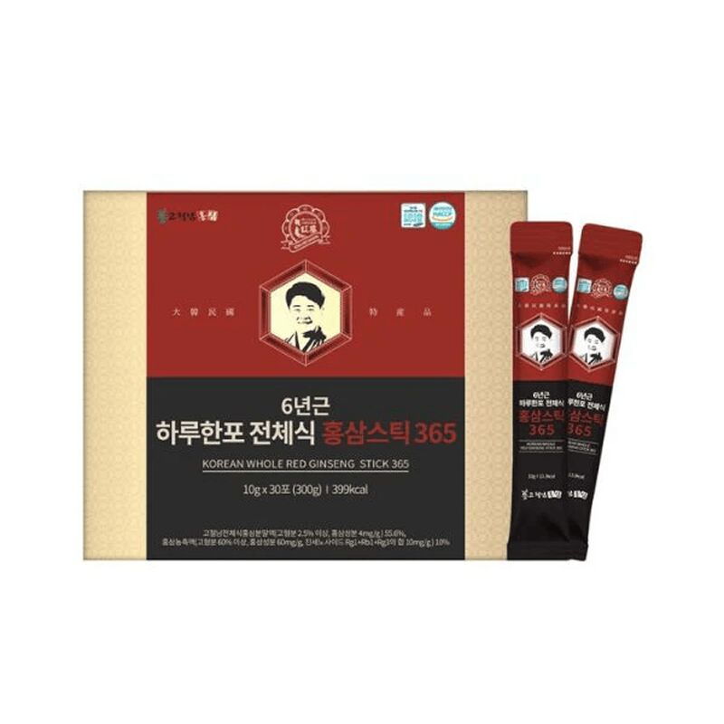 Gocheolnam 6-Yr-Old Whole Root Red Ginseng 365 10 g