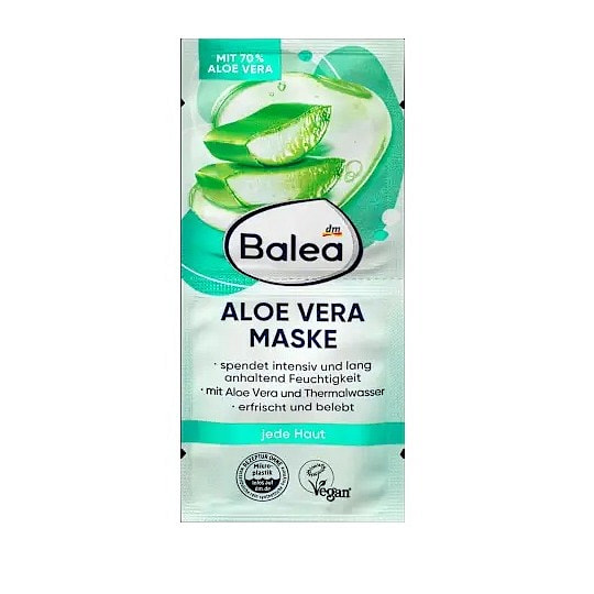 Balea（德国）芦荟面膜（2x8毫升）