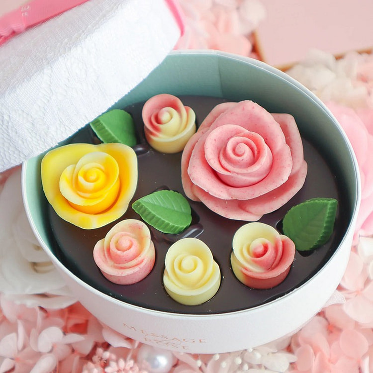 Karendo Rose Chocolate Gift Set (Round Rosele)