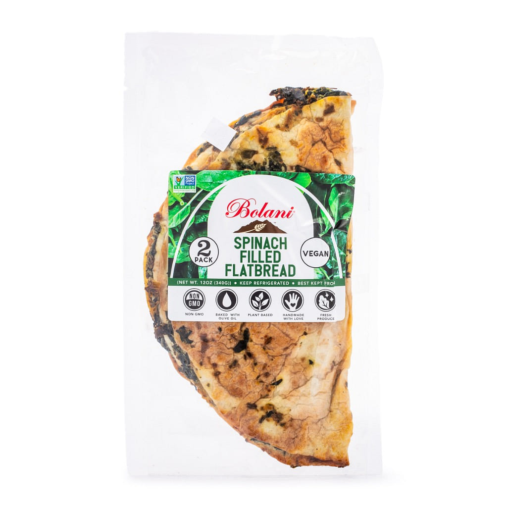 Bolani Spinach-Filled Flatbread "2 pack" 12 oz