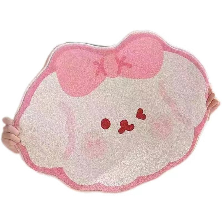 Bedroom Bed Side Rug Carpet Mat- Cute Dog 40*60CM