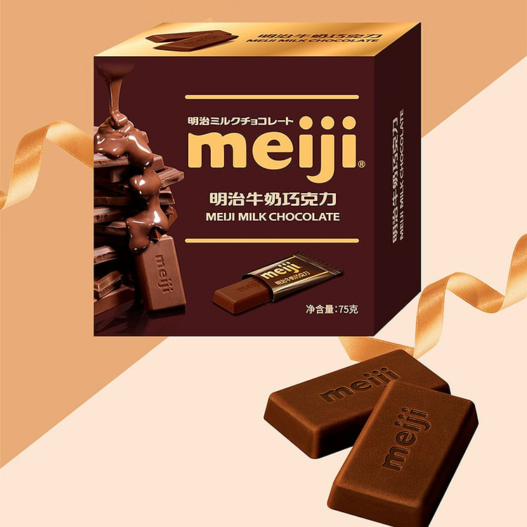 Meiji明治巧克力 牛奶巧克力 1盒 75 克
