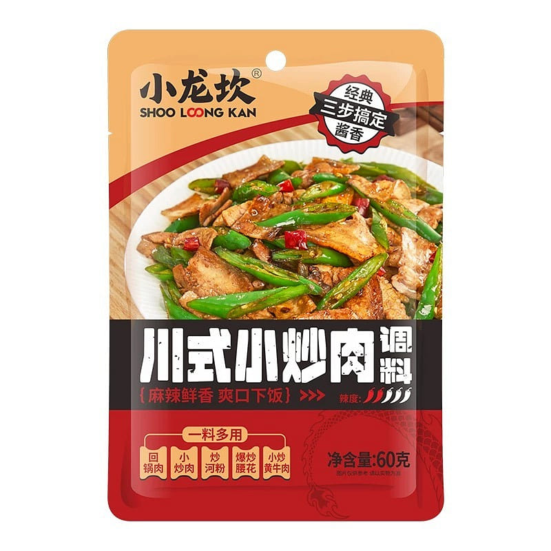 优品荟-小龙坎小炒肉酱料60g川式正宗农家小炒肉调料回锅肉料理包爆炒汁 60 克