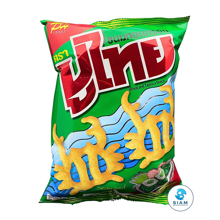 Pu Thai Wheat & Tapioca Snack, Seaweed Flavor
