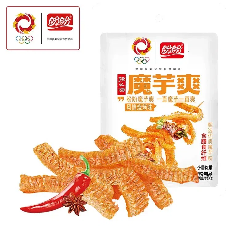 Panpan konjac beef omasum barbecue flavor 8g*10 pa 80 g