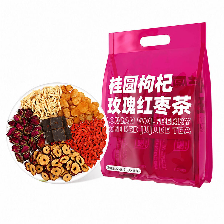 Longan Wolfberry Rose Red Jujube Tea 225 g