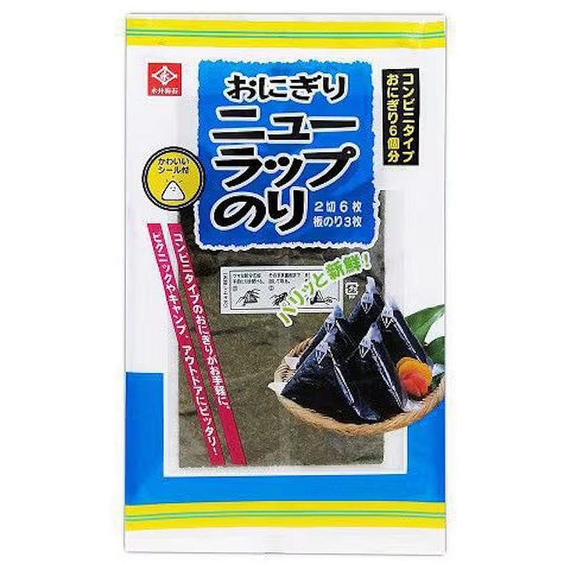 Nagai Onigiri Wrapped Nori 6 Half Sheets 1 each