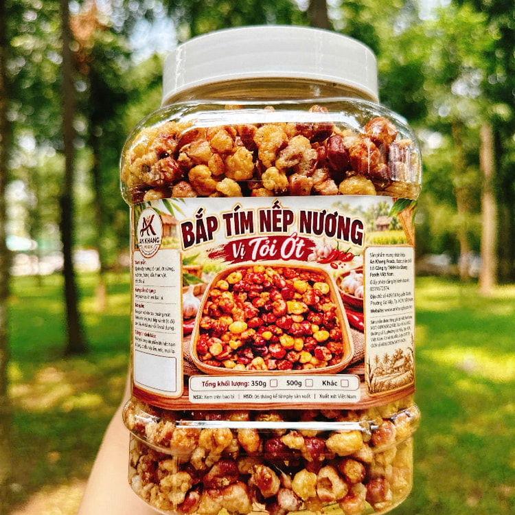 Bắp Tím Nếp Nương Vị Tỏi Ớt 350 g