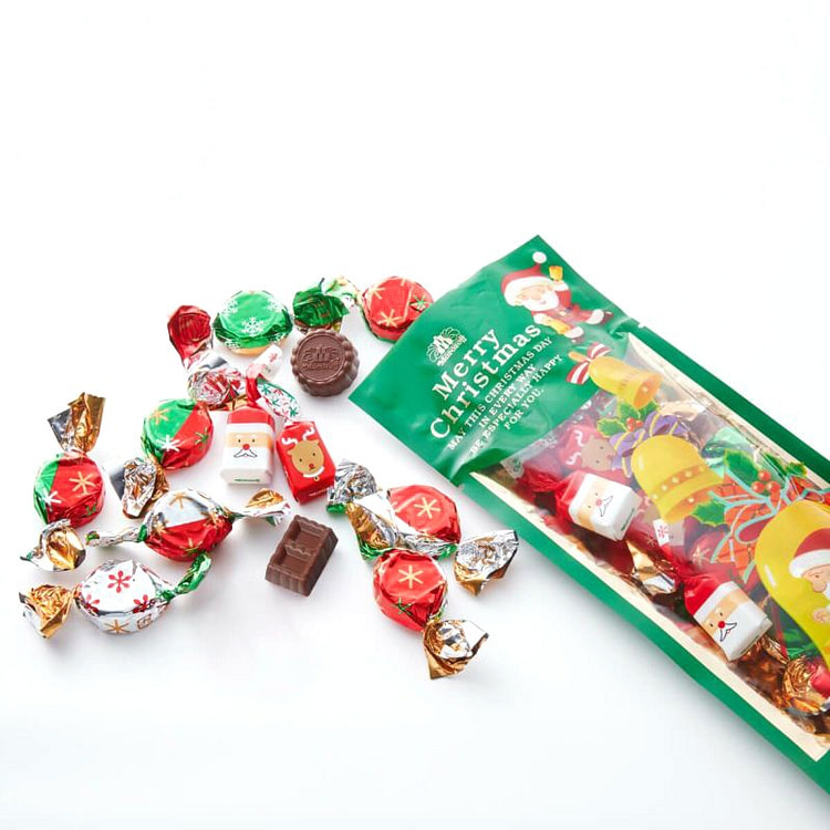 Japan Delivery Morozoff Christmas Assortment chocolate 12 pieces(Green Bag)