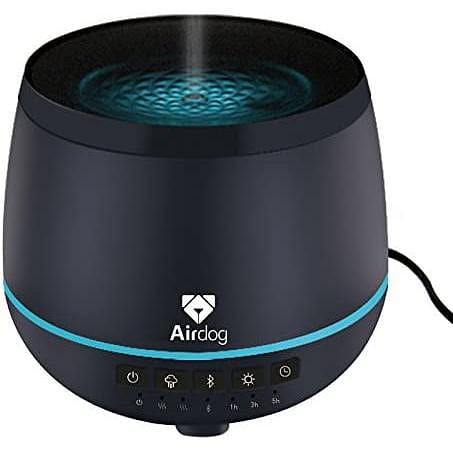 Airdog Aroma Diffuser - Ultrasonic Humidifier, Bluetooth Speaker, Black, 1 cái