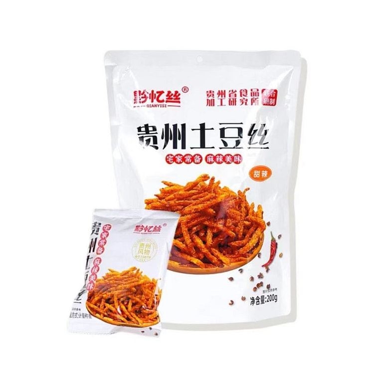 黔忆丝 贵州土豆丝 甜辣味200g*1袋