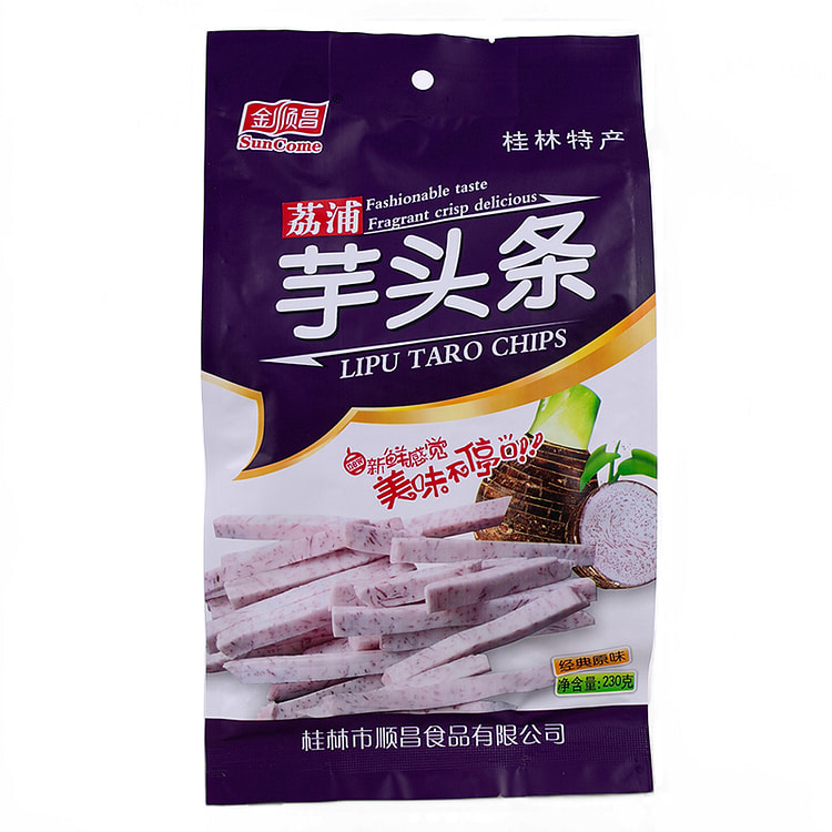 Jinshuchang Guilin specialty Lipu taro strips, fragrant taro strips, origin