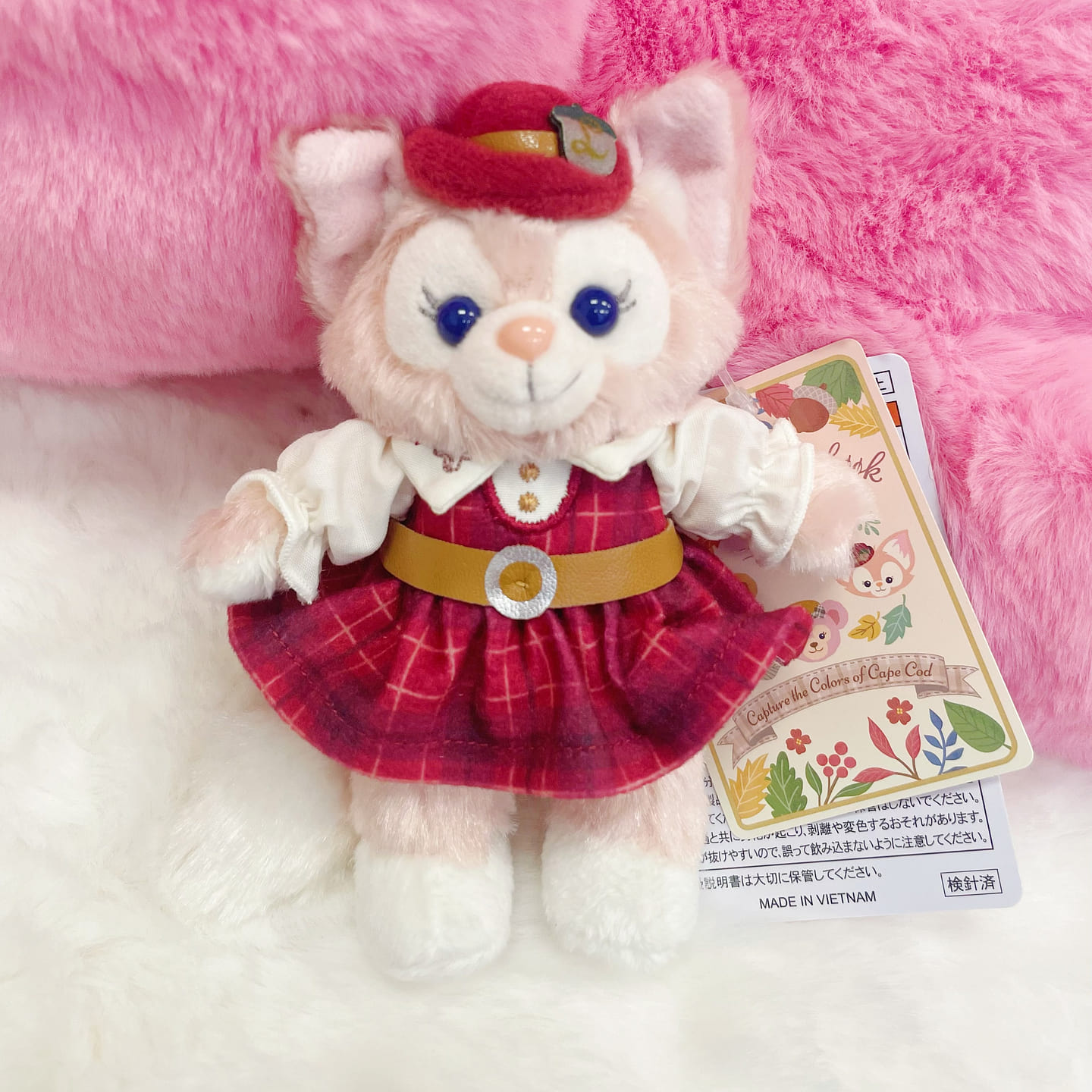 Tokyo Disney Linabell Autumn Story Book red skirt Pendant 1 each