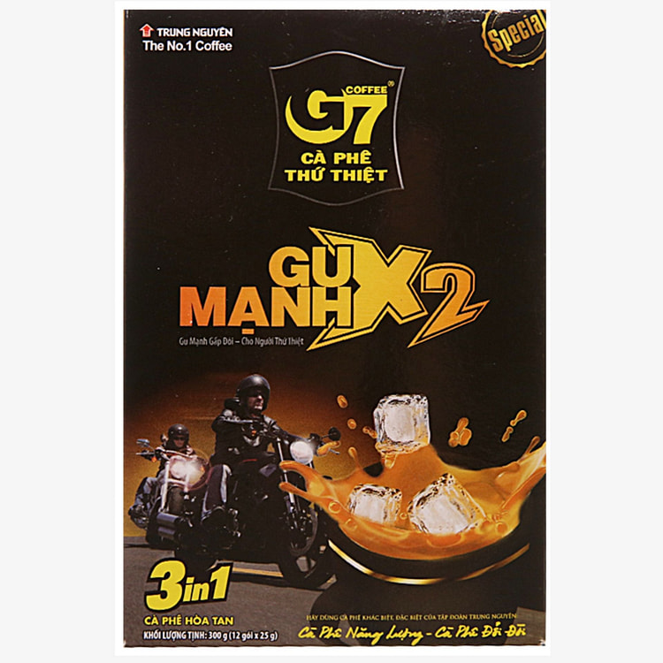 TRUNG NGUYEN G7 - Cà phê 3in1 Gu Mạnh G7 (Túi) 24x12 - 1 Count
