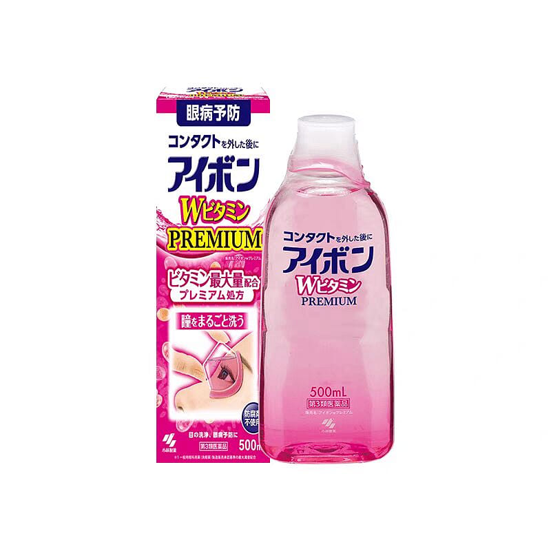 KOBAYASHI Aibon W Vitamin Premium Eyewash-Pink 1 bottle