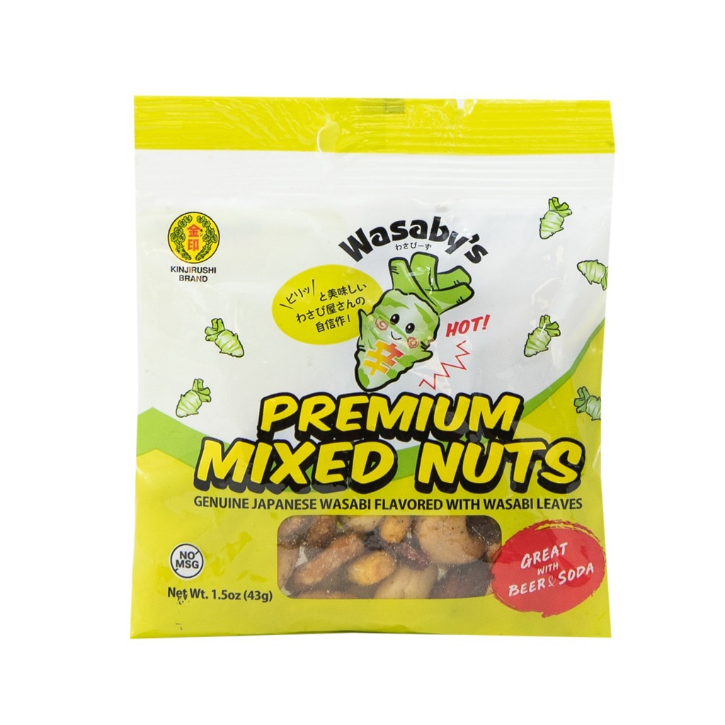 Kinjirushi Premium Wasabi Mixed Nuts Weee!