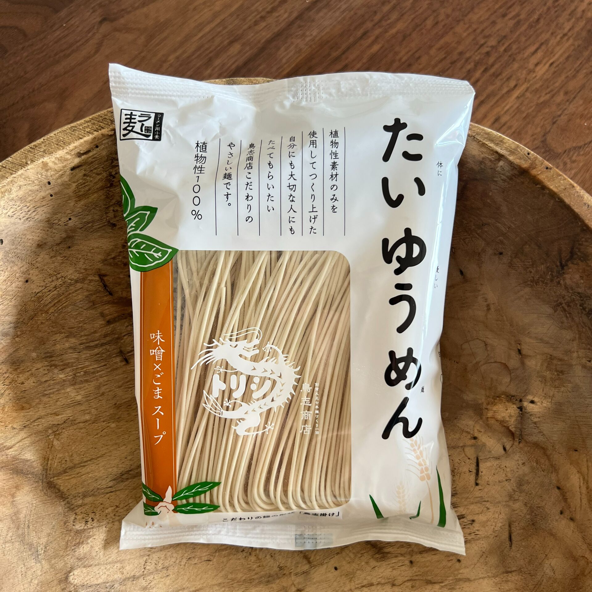 日本直郵 鳥志商店 體優面 味噌芝麻味 素食 1 份