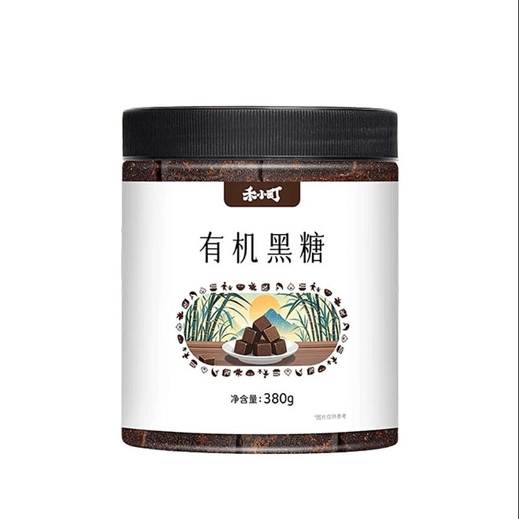 禾小町云南有机黑糖块蔗糖380克*1瓶 380 克