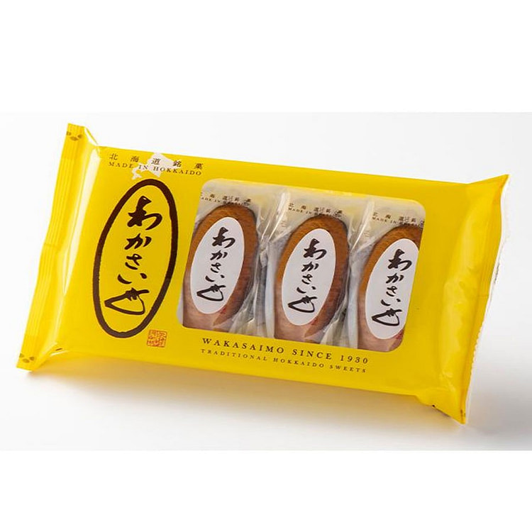 若彩 洞爷湖 烤红薯酥皮豆馅夹心糕点  4枚