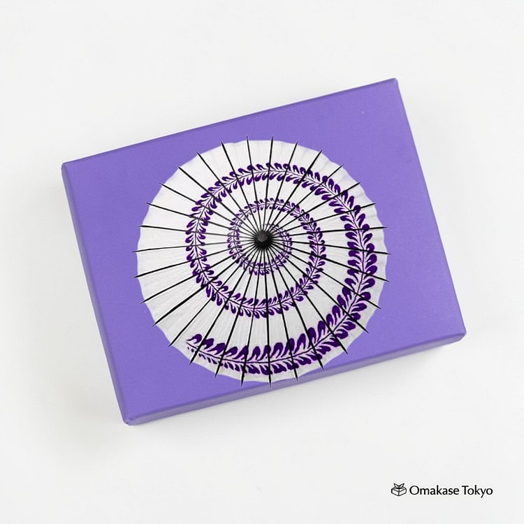 日本纸伞 白色和紫色紫藤 680 克