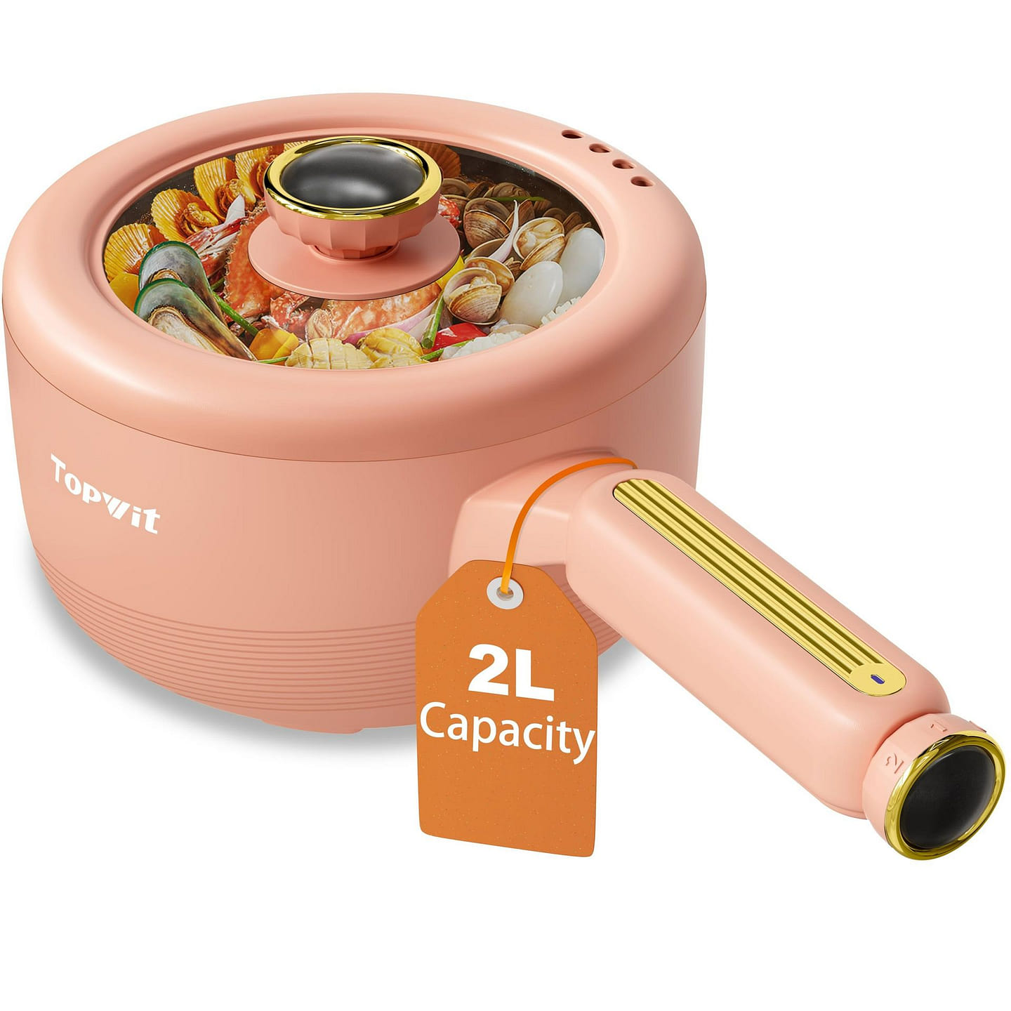 Hot Pot Electric, 2L Electric Pot,Portable Cooker 1 each