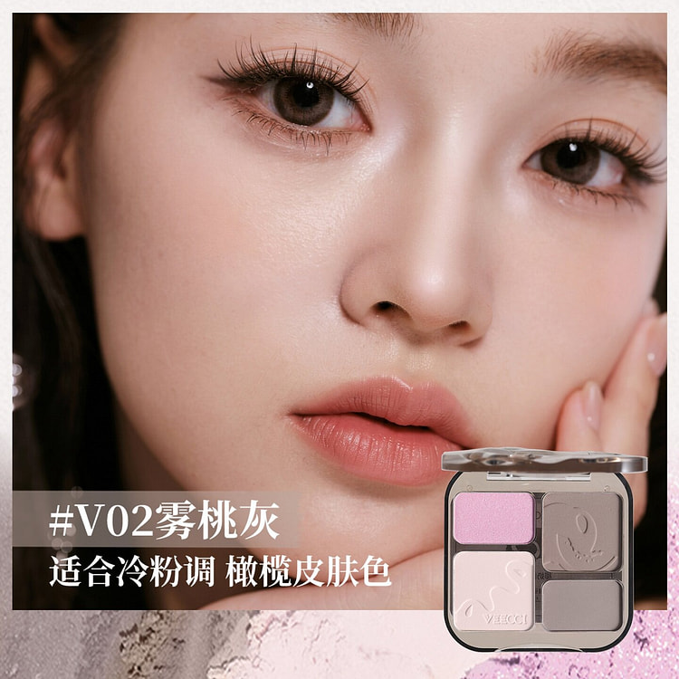 veecci Highlight & Contour Palette, Shade V02 1 box